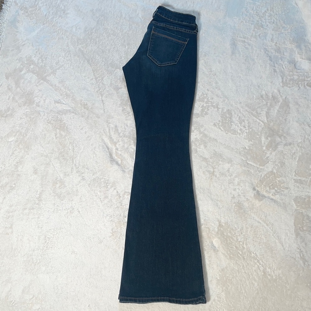 Old Navy The Rock Star Campfire Dark Wash Bootcut Jeans Size 2 EUC - Picture 4 of 11